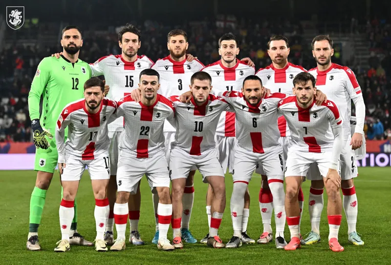 Georgian national team to face Armenia in the second leg of UEFA Nations League play-off match