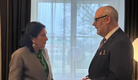 Salome Zurabishvili met with the Speaker of the Estonian Parliament