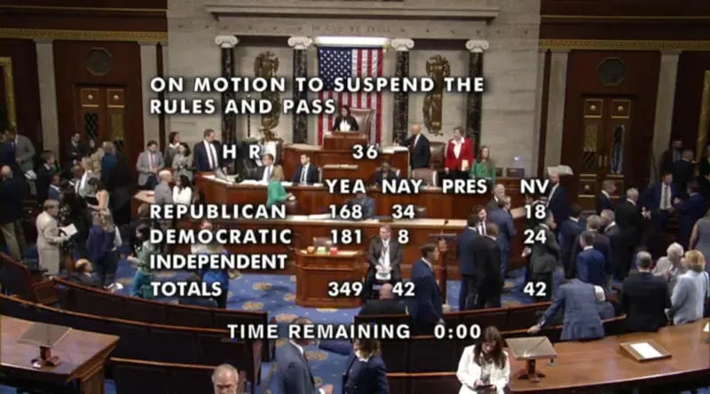 The U.S. House of Representatives has supported the "MEGOBAR Act"