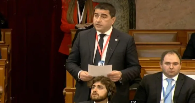 შალვა პაპუაშვილი ბუდაპეშტში კონფერენციაზე - მე წარმოვადგენ ხელისუფლებას, რომელმაც ყველაზე მეტი გააკეთა ევროკავშირში გაწევრიანების პროცესში საქართველოს წინსვლისთვის - საქართველო ერთგულია ევროკავშირში გაწევრიანების გზის