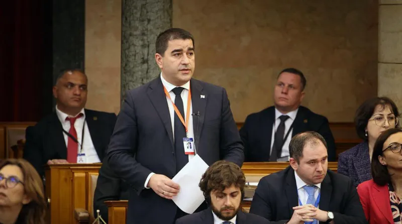 შალვა პაპუაშვილი ბუდაპეშტში კონფერენციაზე - მე წარმოვადგენ ხელისუფლებას, რომელმაც ყველაზე მეტი გააკეთა ევროკავშირში გაწევრიანების პროცესში საქართველოს წინსვლისთვის - საქართველო ერთგულია ევროკავშირში გაწევრიანების გზის