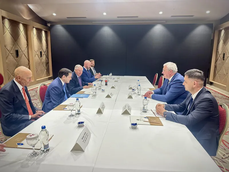 ანდრეი სიბიგა ანკარაში მარკო რუბიოს და ლინდსი გრეჰემს შეხვდა