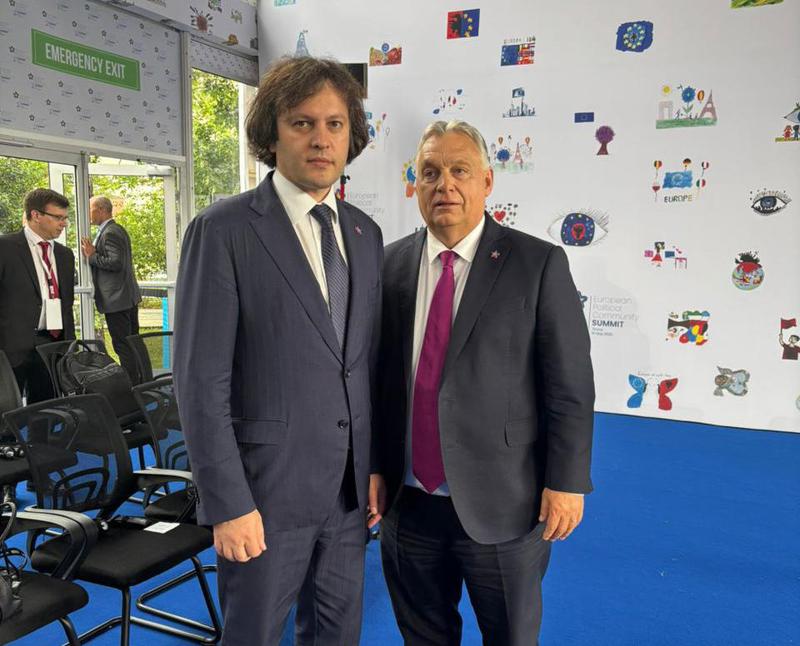 ირაკლი კობახიძე ვიქტორ ორბანს შეხვდა