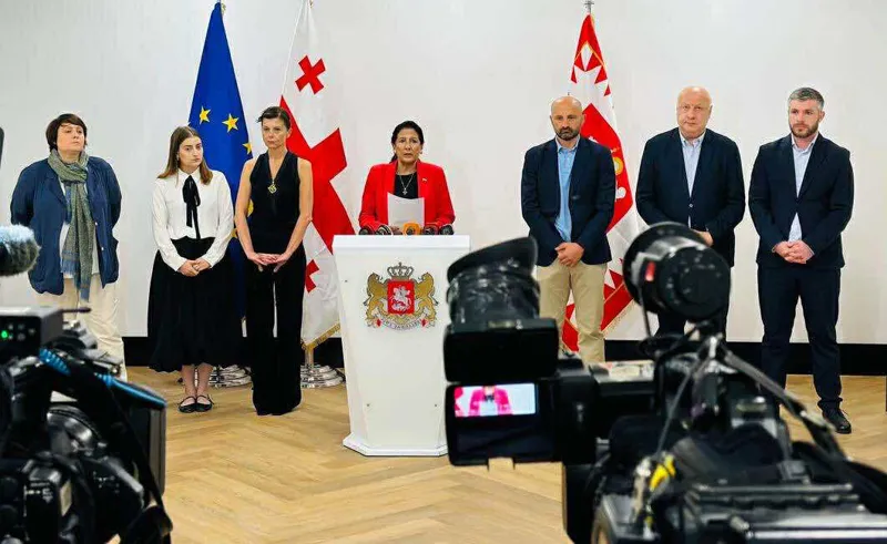 Salome Zurabishvili: I met with Senator Daines, who only met with us, the opposition, in Tbilisi, and this is significant