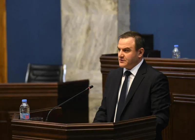 议会的财政和预算委员会正在听取格奥尔基·加比塔什维利的陈述，他已被提名为总审计长。