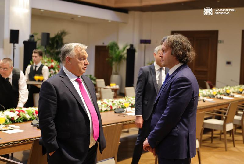 维克托·奥尔班对科巴希泽说：“我热爱我的祖国，”“我为我的国家感到骄傲”——这样的短语现在在西方被视为可耻的，不再使用——我们很高兴接待那些分享相同感情和情感的客人。