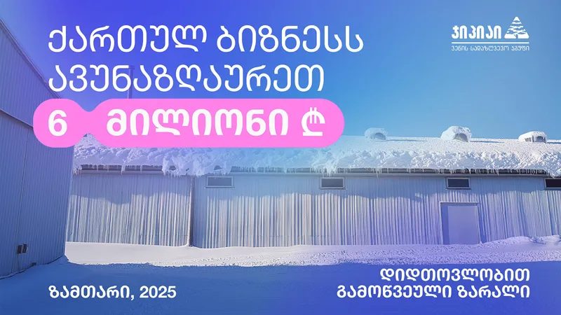 „ჯიპიაი ჰოლდინგმა“ ქართულ ბიზნესს 6 000 000 ლარი აუნაზღაურა