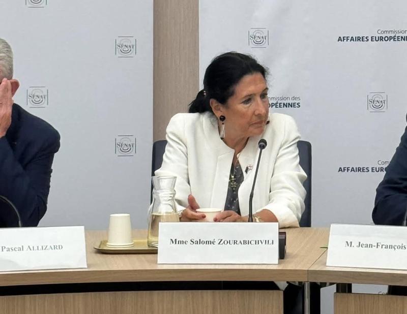 Salome Zurabishvili: Georgia faces a triple crisis: Democracy is weakening; Sovereignty is slipping into Russia’s hands; Geopolitically, we’re drifting from Europe toward Russia and China - and no one seems able to stop it