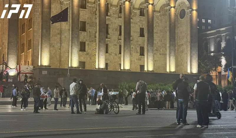 რუსთაველის გამზირზე საპროტესტო აქცია მიმდინარეობს