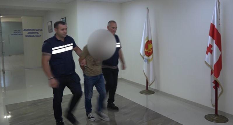 在第比利斯发生谋杀案，嫌疑人被捕。