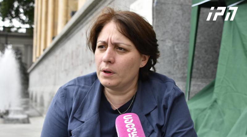 Elene Khoshtaria: 我结束绝食的时间是我个人的决定 - 我不会用敲诈的语言与任何人说话，尤其是反对派 - 我会大声谈论我认为必要的策略。