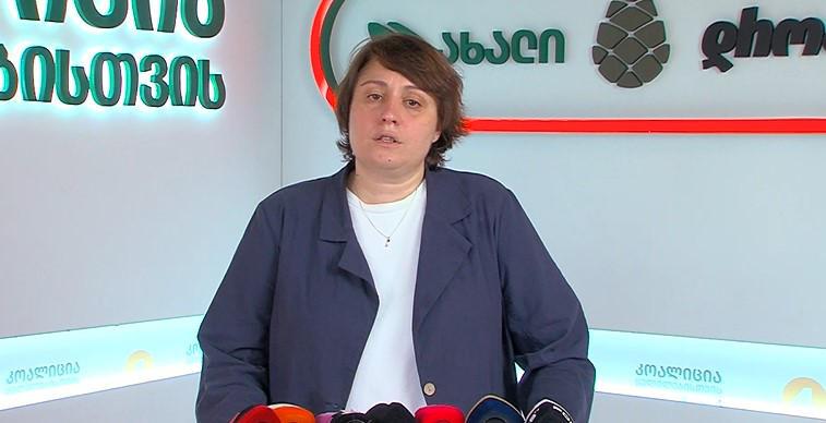 埃琳·霍什塔里亚：正是我们共同斗争的结果，我们从卡娅·卡拉斯那里听说欧洲向格鲁吉亚梦想党提出了8个具体要求——这清楚地表明欧盟和格鲁吉亚梦想党是互不相容的。