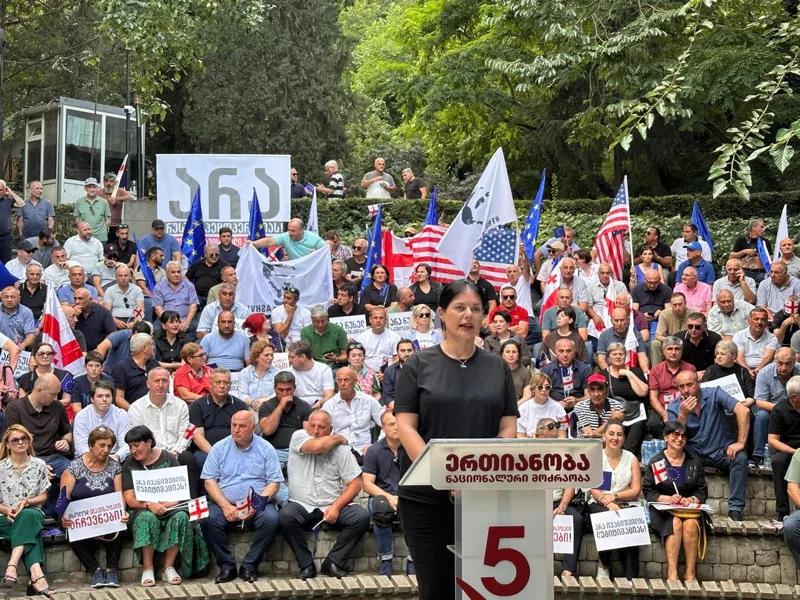 戈里市议会议员：我们，统一民族运动，不打算参与俄罗斯的特别行动——我们将战斗，直到我们的国家成为西方结构的一部分，并且直到我们击败寡头政治。