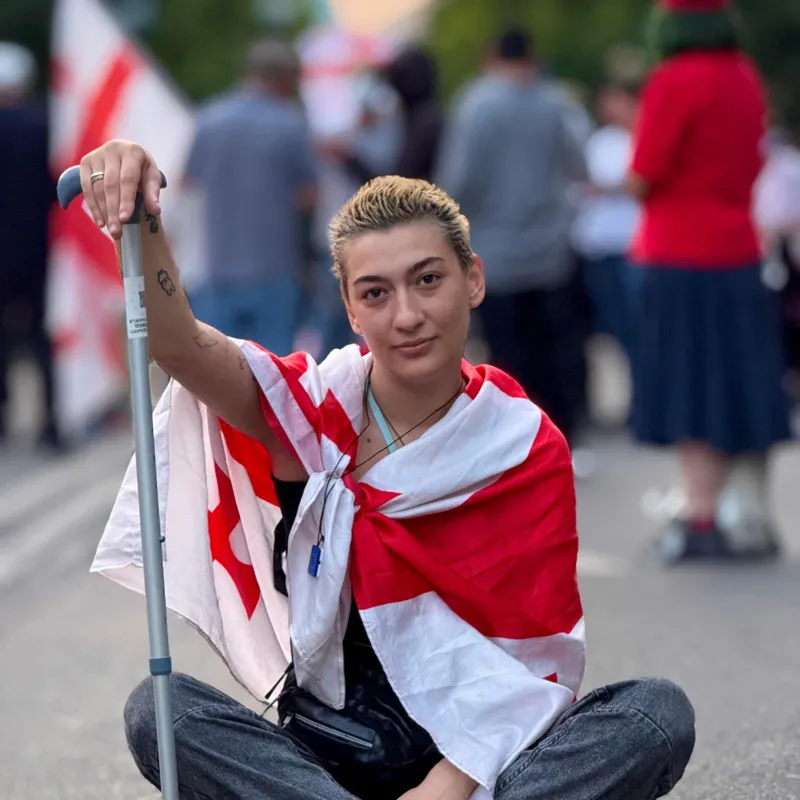 აქტივისტ ქეთა დაუდიშვილს 2-დღიანი ადმინისტრაციული პატიმრობა შეეფარდა
