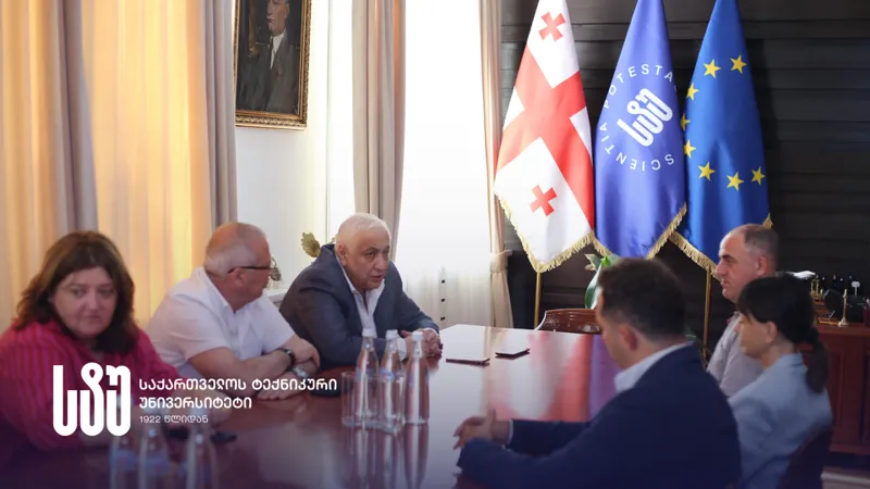 საქართველოს ტექნიკური უნივერსიტეტის რექტორი სემეკის თავმჯდომარესა და კომპანია „ჯივიპის“ დირექტორებს შეხვდა