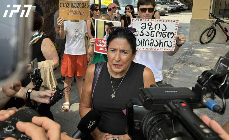 Salome Zurabishvili: Mzia Amaghlobeli’s lawyer professionally and convincingly demonstrates how many lies and false testimonies were presented by the witness police officers - a “chronicle of systemic lies” is being written before us