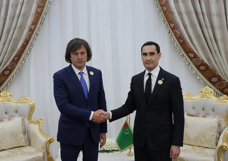 Prime Minister Irakli Kobakhidze met with Turkmenistan’s President Serdar Berdimuhamedow