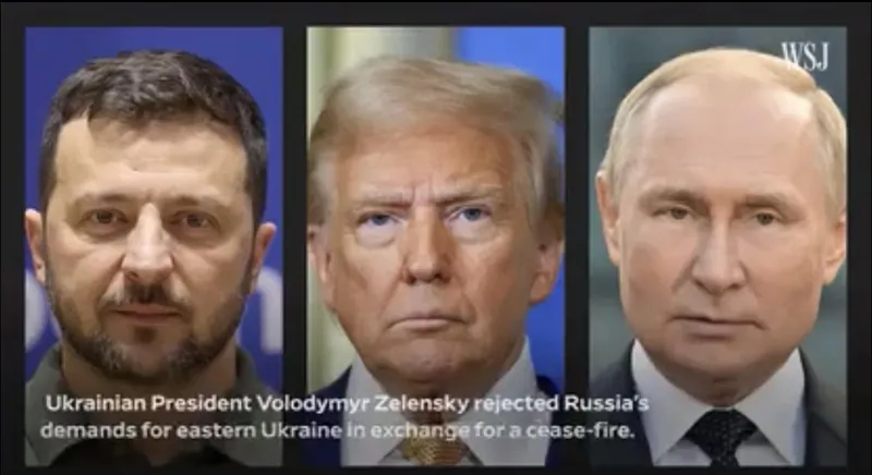 The Wall Street Journal - უკრაინამ და ევროპელებმა აშშ-ს პუტინთან მოლაპარაკებების საკუთარი გეგმა წარუდგინეს