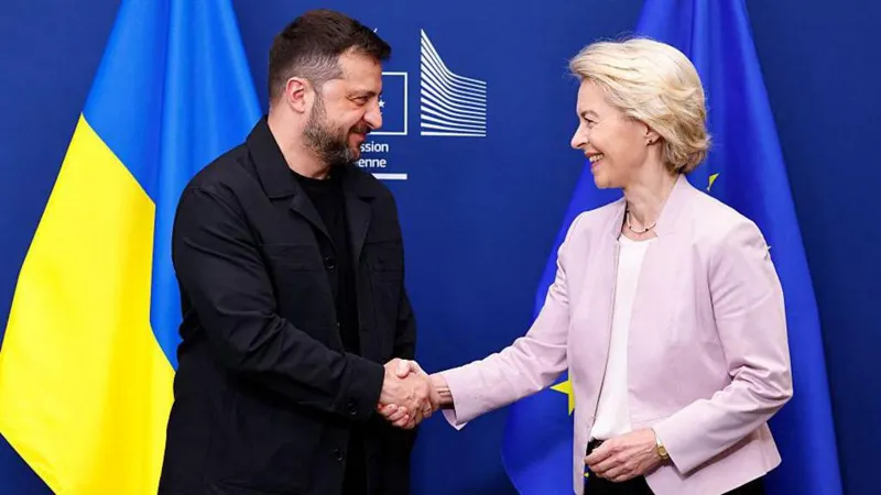 ვოლოდიმირ ზელენსკი ბრიუსელში ჩავიდა