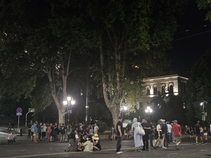 რუსთაველის გამზირზე საპროტესტო აქცია გაიმართა
