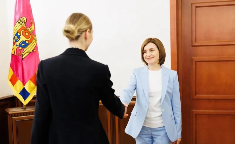 Tina Bokuchava meets with Moldovan President Maia Sandu