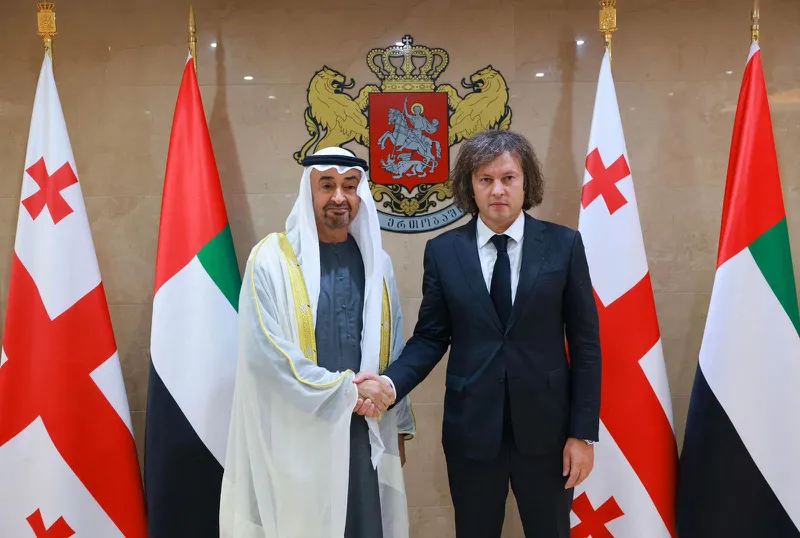 The President of the United Arab Emirates visits Georgia on an official visit