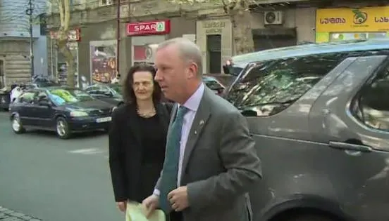 UK Ambassador arrives at the Ministry of Foreign Affairs