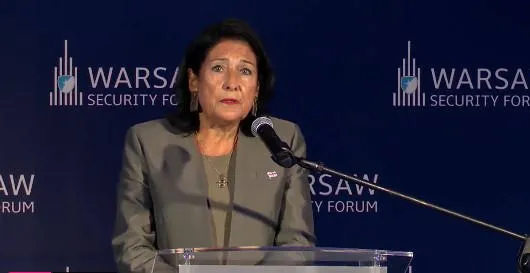Salome Zurabishvili: I disagree a little with President Zelensky, who said that Georgia has lost to Russia - we have not lost yet, we are still fighting, we are still on the streets, I am on the streets