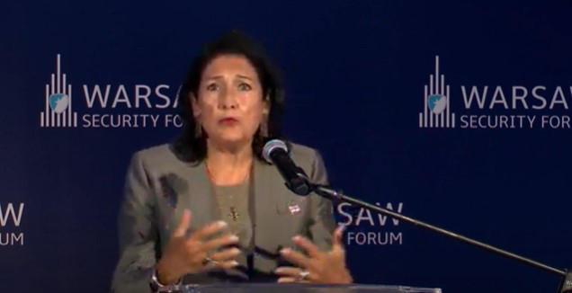 Salome Zurabishvili: 摩尔多瓦的胜利也是欧洲的胜利、民主的胜利以及我们格鲁吉亚人的胜利。