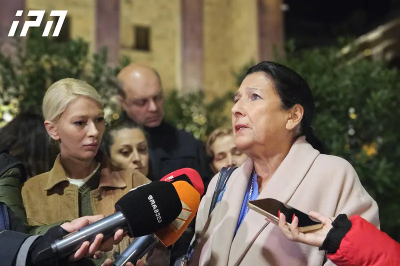 Salome Zurabishvili: The protest has not gone anywhere, no one should think the momentum is gone and they can do whatever they want; the Georgian people are standing – this is a very difficult struggle with no ready-made recipes