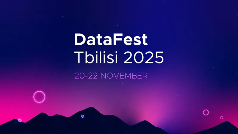 27-29 ნოემბერს თბილისში ფესტივალი DataFest Tbilisi გაიმართება