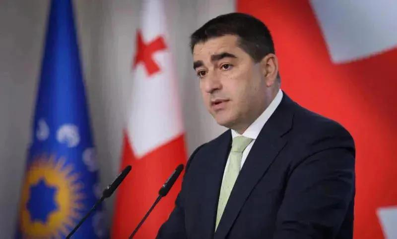 Shalva Papuashvili - 现在有一个简单的问题——Lelo 什么时候会从其队伍中开除一个恐怖主义行为的肇事者？同样的问题是针对 ALDE 的——让一个恐怖分子作为成员与欧洲有多兼容？