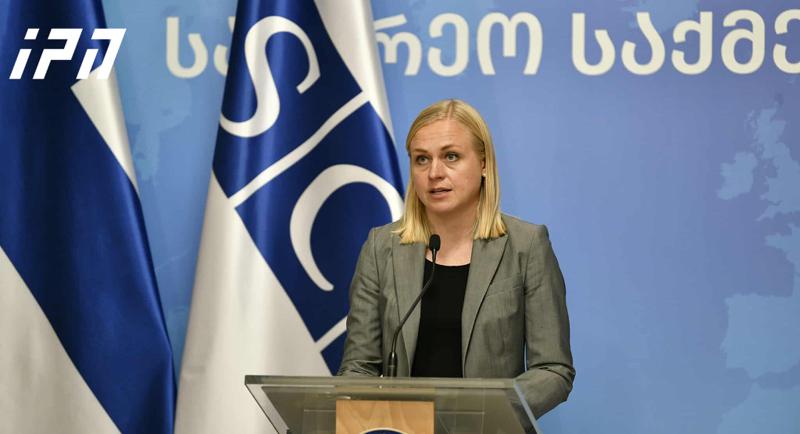 Elina Valtonen: 我们谴责反对派领导人的拘留，这些是不成比例的法律程序的结果，言论和集会自由受到质疑——格鲁吉亚政府必须找到摆脱危机的办法。