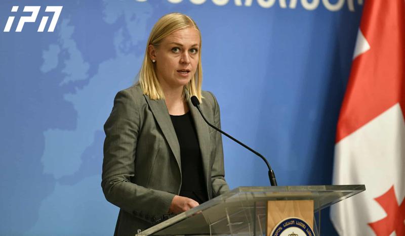 埃琳娜·瓦尔托宁致伊拉克利·科巴希泽：我邀请你来芬兰，遇见自由媒体并观察任何你喜欢的示威活动——抱歉，我不得不取消我们在第比利斯的会议，因为日程冲突。