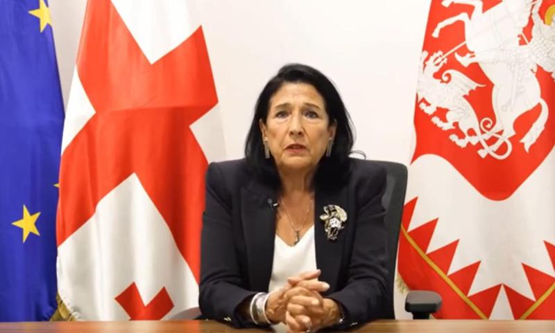 Salome Zurabishvili – 刚刚引入的一部新法律进一步限制了示威权 – 主要目标是一年来的鲁斯塔维利抗议