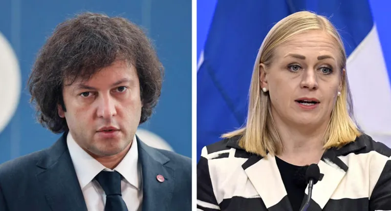 Finnish media: Elina Valtonen canceled the planned meeting with Georgia’s Prime Minister due to a scheduling change
