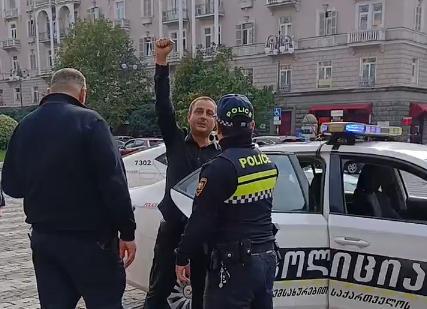 Lasha Chkhartishvili 被处以14天的行政拘留。