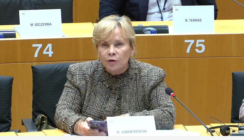 Rasa Juknevičienė - Mzia Amaglobeli 一年前被格鲁吉亚政权监禁 – 她体现了为真理和民主的斗争。