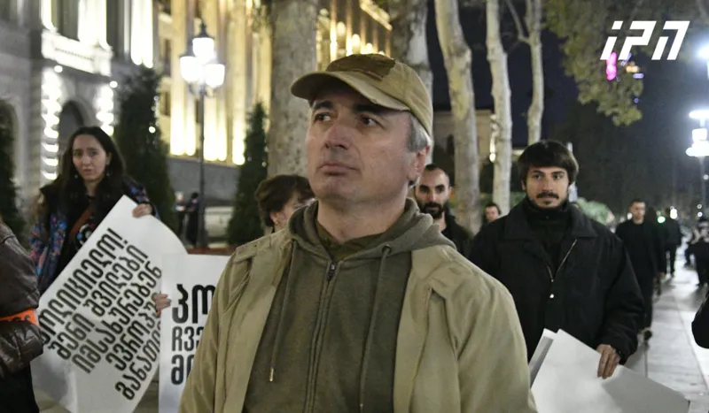 Poet Paata Shamugia’s lawyer: He admits he stepped onto the roadway; that was his protest, and he wanted to express it exactly this way
