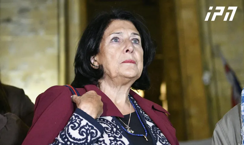 Salome Zurabishvili: Three citizens arrested for standing on the sidewalk - state repression in action