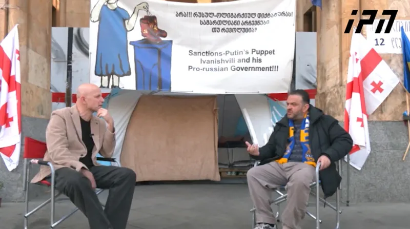 Gedevan Popkhadze: We must convince everyone that there is no alternative to the 24-hour protest on Rustaveli - it is unnatural that there is no hunger strike solidarity group, we will need support, we will soon no longer be able to take care of each other