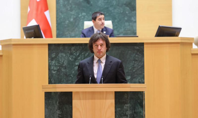 今天在议会，在质询程序下，他们将听取Irakli Kobakhidze和区域发展部长Kakhaber Gulordava的意见。