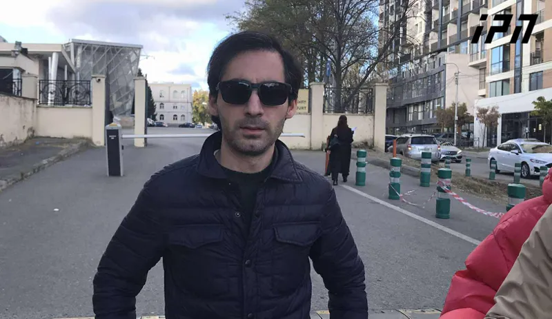 Doctor Davit Chakhunashvili arrived at the City Court for questioning before a magistrate judge