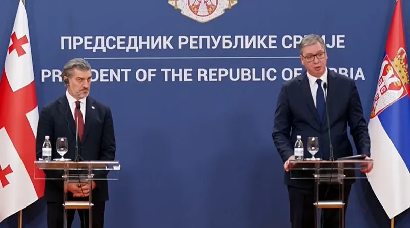 Aleksandar Vučić - You can see photos of demonstrations, protests, but Georgia is particularly successful - 9.4% economic growth - show me a country in Europe that has such a growth
