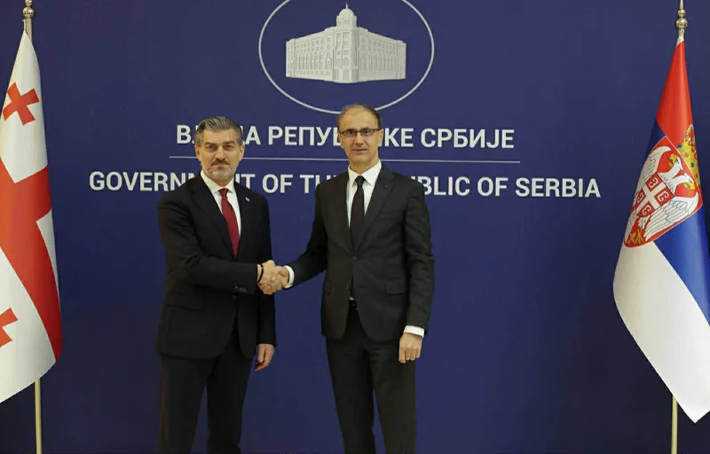 Mikheil Kavelashvili hosted by Đuro Macut for working dinner
