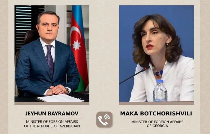 Azerbaijan’s Foreign Ministry: Jeyhun Bayramov and Maka Botchorishvili, during a telephone conversation, expressed satisfaction with the agreement reached on tariffs for the export of Azerbaijani petroleum products to Armenia via Georgia