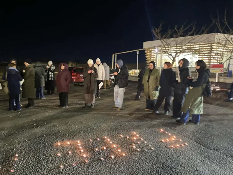 რუსთავის ქალთა კოლონიასთან მზია ამაღლობელის მხარდასაჭერი აქცია გაიმართა