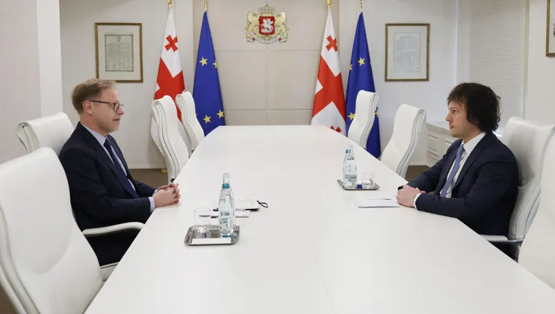 Վրաստանի վարչապետը հանդիպել է Վրաստանում Ֆրանսիայի դեսպանի հետ