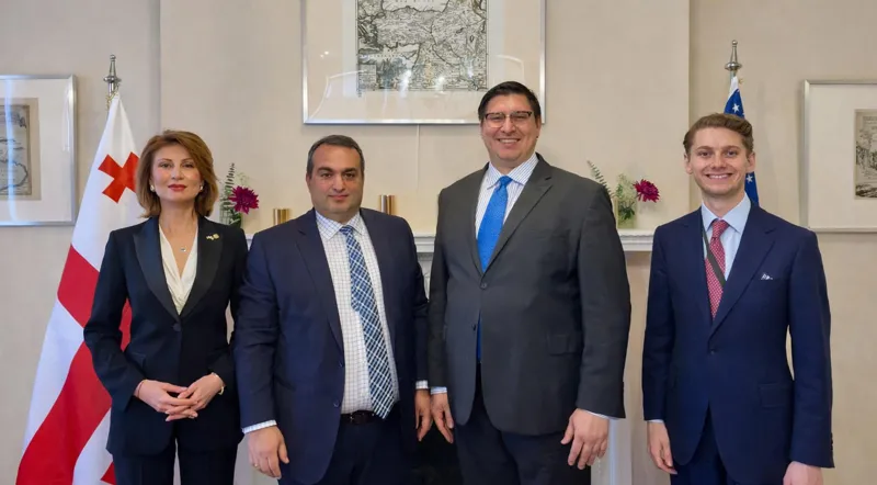 Georgian Ambassador to US hosts representatives of US Department of State
