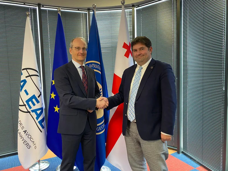 Փաստաբանական ասոցիացիայի նախագահը հյուրընկալեց Վրաստանում Իսպանիայի Թագավորության գործերի ժամանակավոր հավատարմատարին